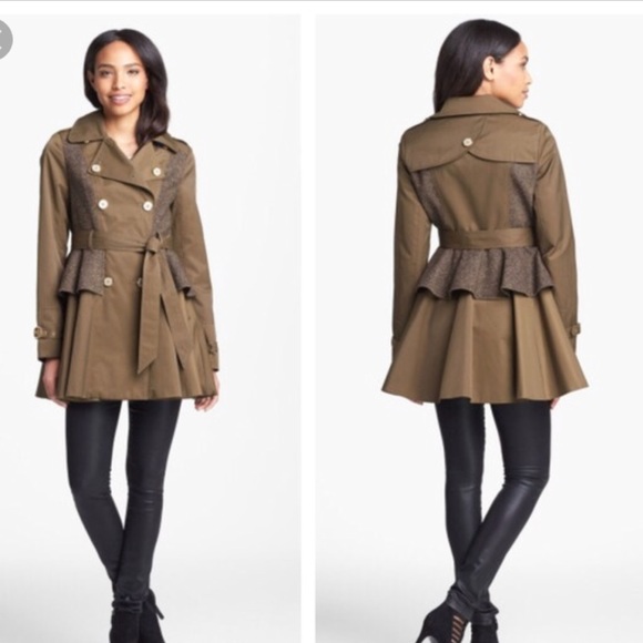Steve Madden Womens Classic Trench Coat Steve Madden Women/'s Outerwear